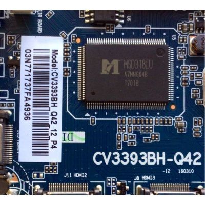 KIT DE TARJETAS PARA TV ELEMENT E17026-SY / 890-M00-03N77 / 10016378 / CV3393BH-Q42 / 72H0185 / CV3393BH_Q42_12_P4 / T-CON 55.50T15.C14 / 5550T15C14 / T500HVN07.5 / 50T15-C04 / PANEL T500-V35-DLED / MODELO ELEFW5017 - Imagen 3